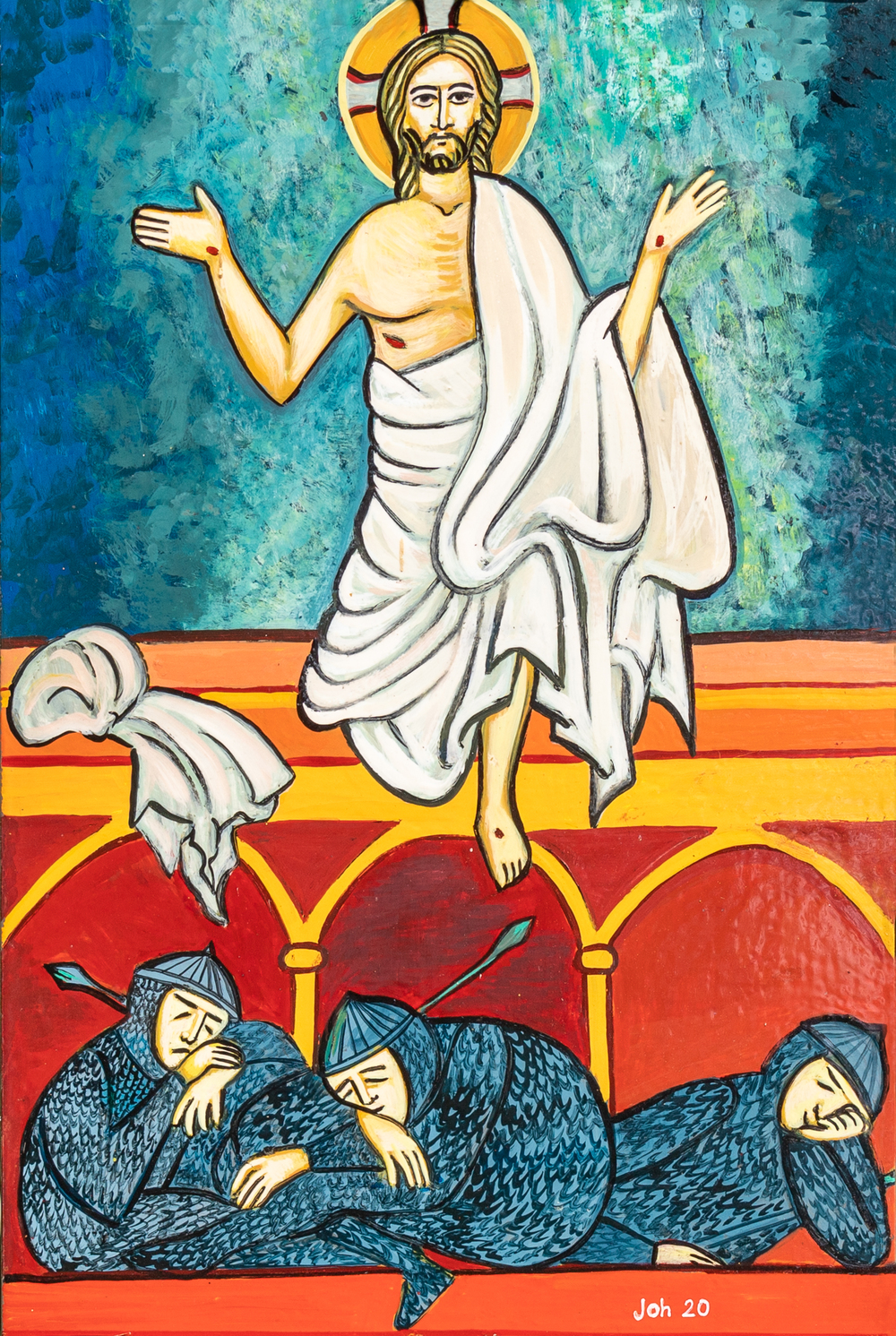 Auferstehung Christi. Garten des Gebets, Wien Floridsdorf (Hasswellgasse/ Ecke Lieleggweg) / Erzdiözese Wien/ Schönlaub Stephan, Stephan Schönlaub Auferstehung Christi. Garten des Gebets, Wien Floridsdorf (Hasswellgasse/ Ecke Lieleggweg)